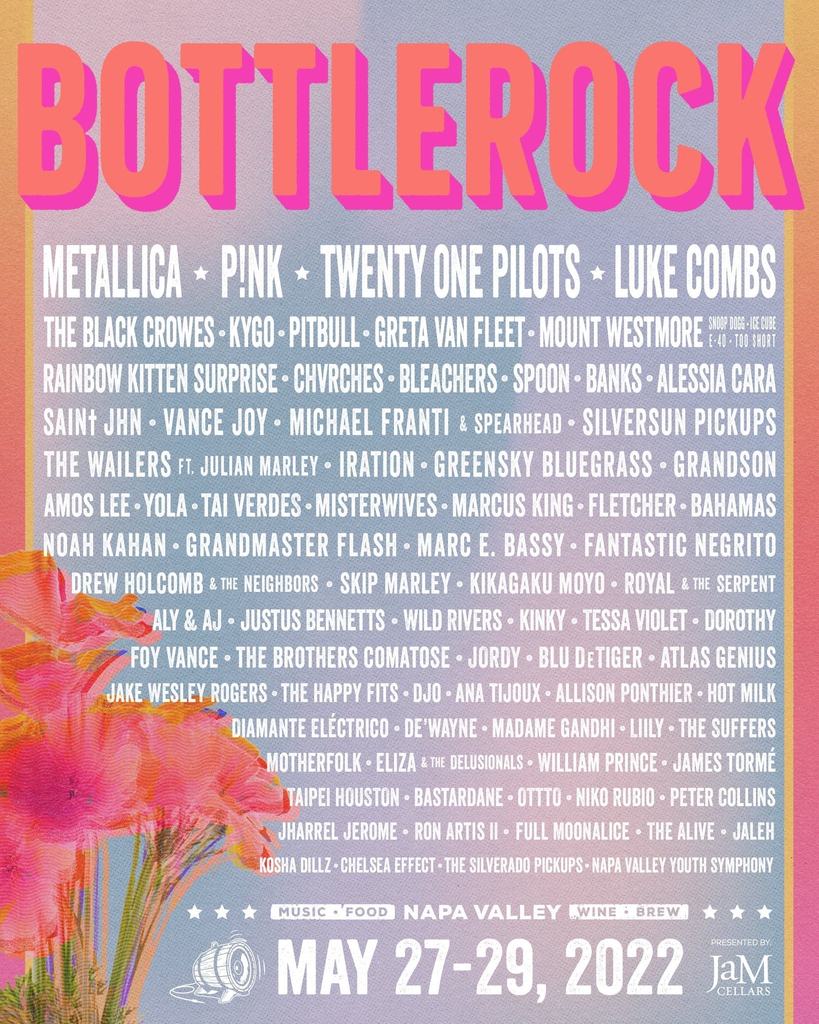 Bottlerock Festival 2022 Lineup